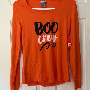 Long sleeve Boo crew pj top